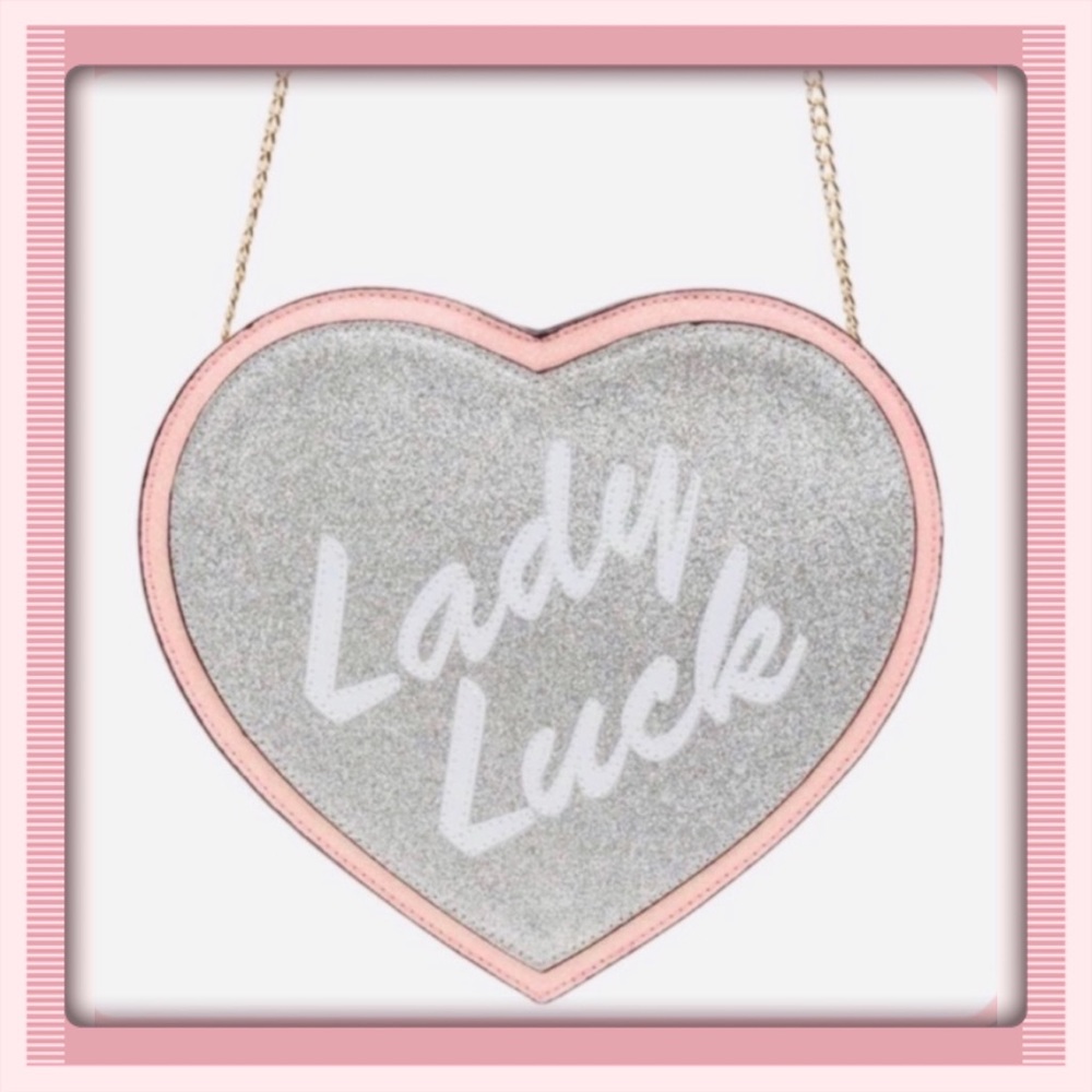 🛍Heart Shape Silver Lady Luck Cross Body Bag